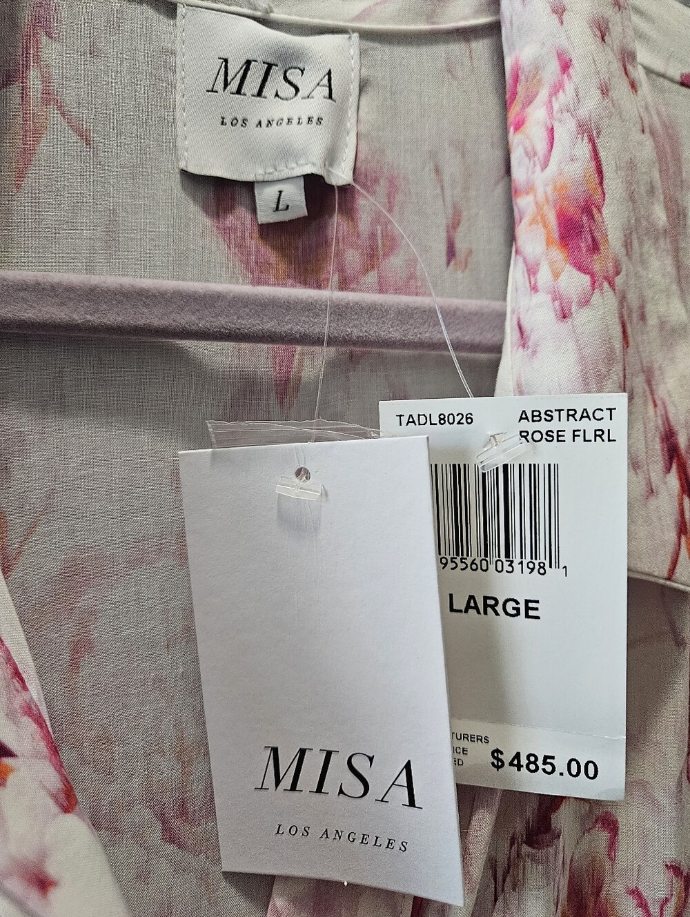 Misa Abstract Rose Floral Dress - Picture 2 of 6